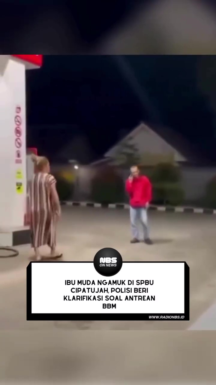 Video seorang ibu muda yang mengamuk di SPBU Cipatujah, Tasikmalaya, Jawa Barat, viral di media sosial