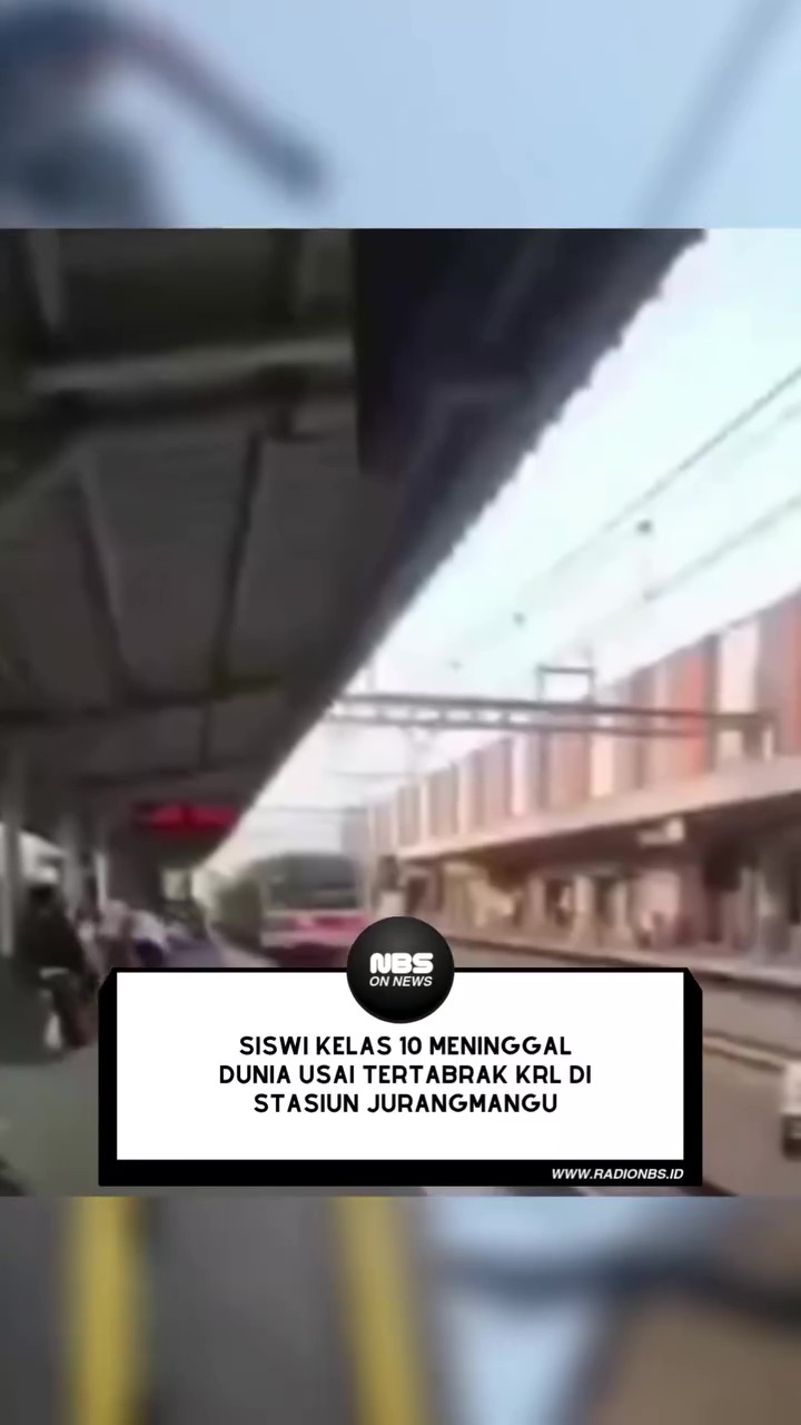 Seorang siswi SMA kelas 10 meninggal dunia setelah tertabrak Kereta Rel Listrik (KRL) di Stasiun Jurangmangu, Tangerang Selatan (Tangsel), pada Senin (10/8/2026) sekitar pukul 16.45 WIB.