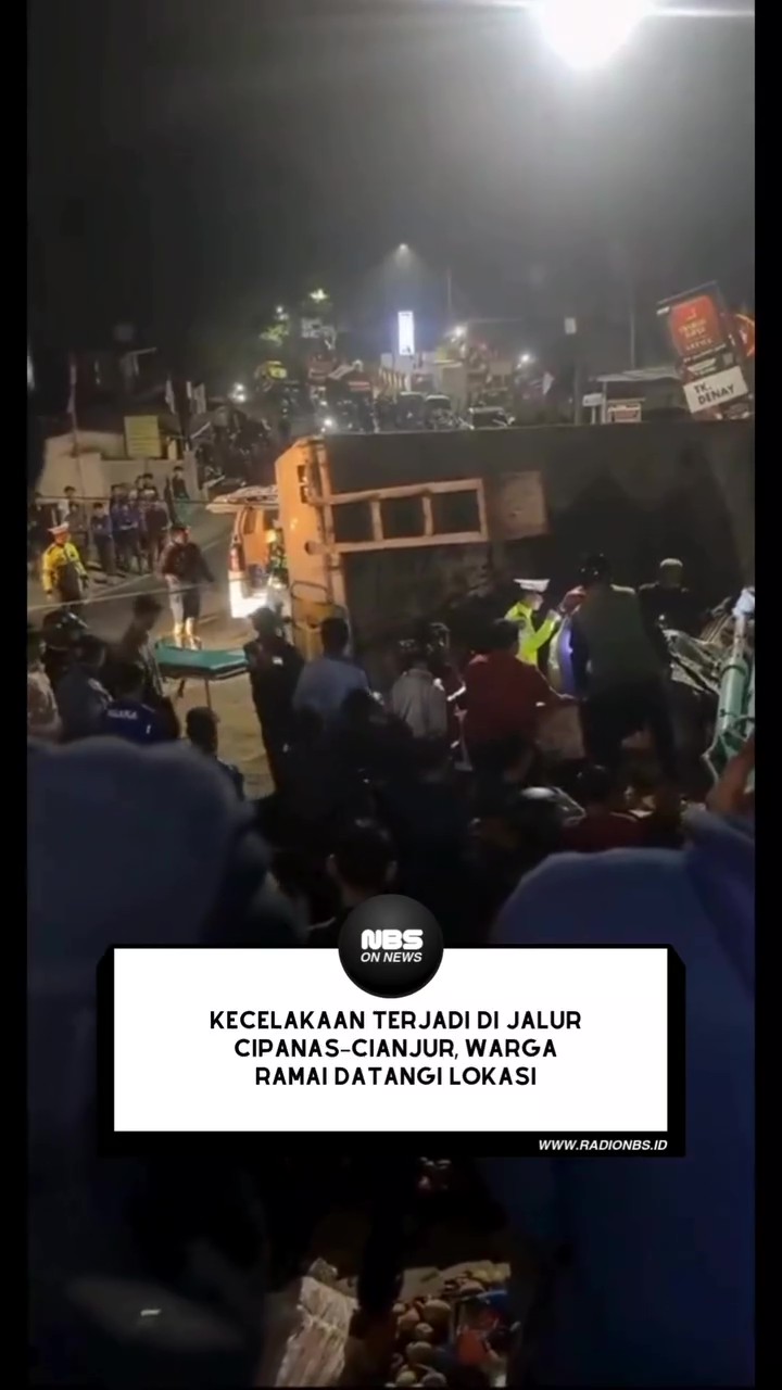 Kecelakaan lalu lintas terjadi di Jalan Raya Cipanas–Cianjur, Desa Cijedil, Kecamatan Cugenang, Kabupaten Cianjur, pada Kamis (13/8/2026) dini hari sekitar pukul 01.14 WIB