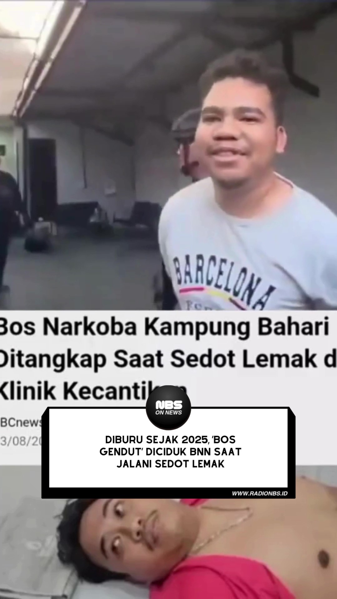 BNN menangkap MR alias “Bos Gendut”, bandar narkoba yang telah diburu sejak 2025.