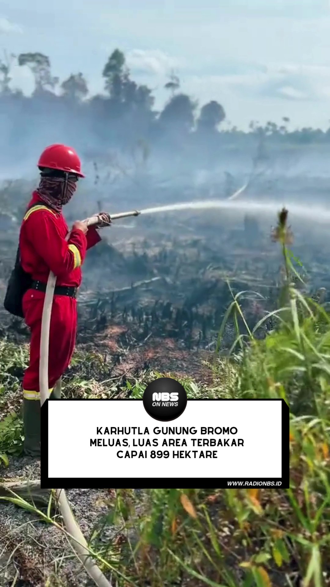 Karhulta Gunung Bromo Meluas, Luas Area Terbakar Capai 899 Hektare