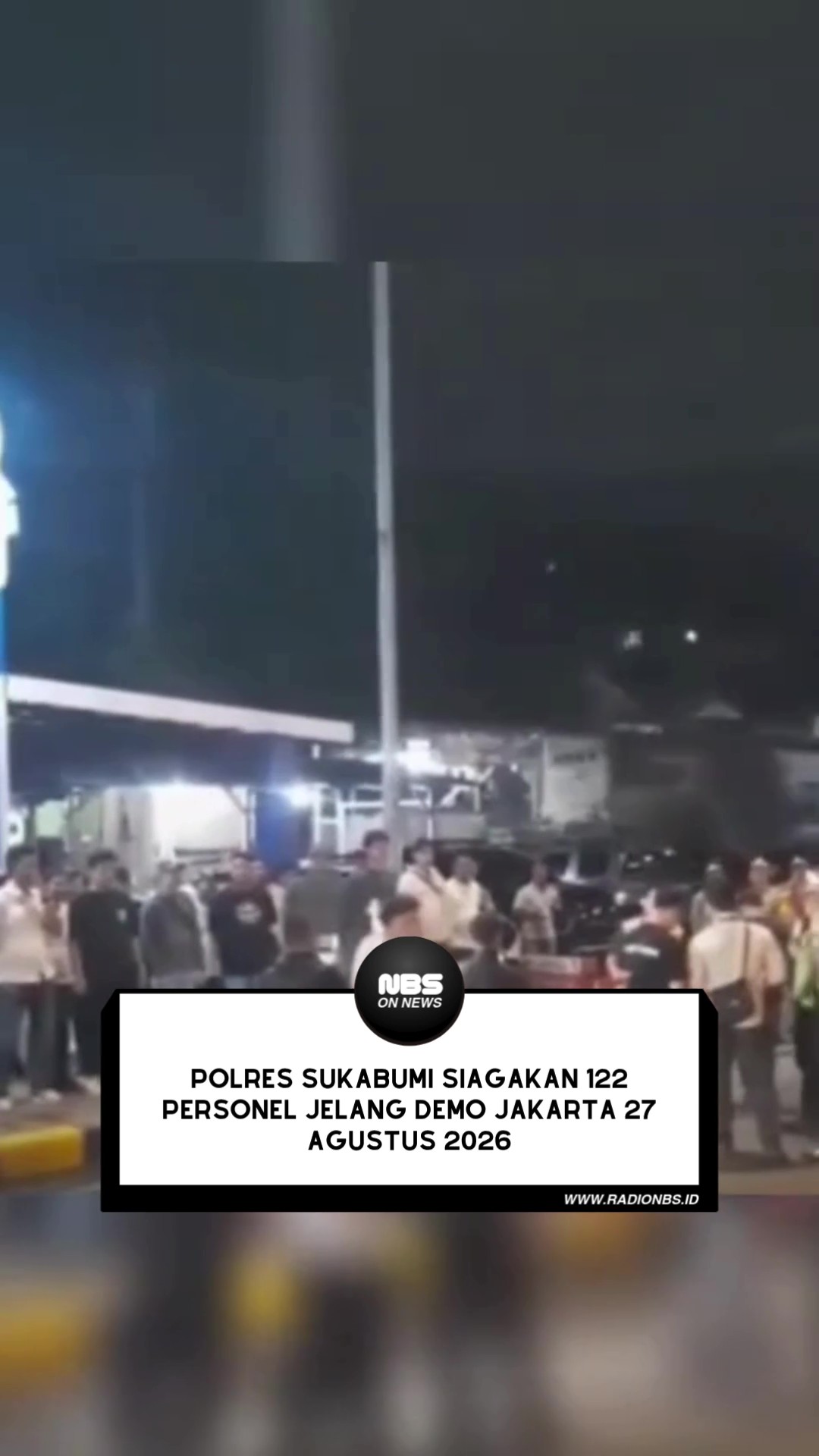 Polres Sukabumi melakukan pengamanan jelang demo Jakarta pada 27 Agustus 2026