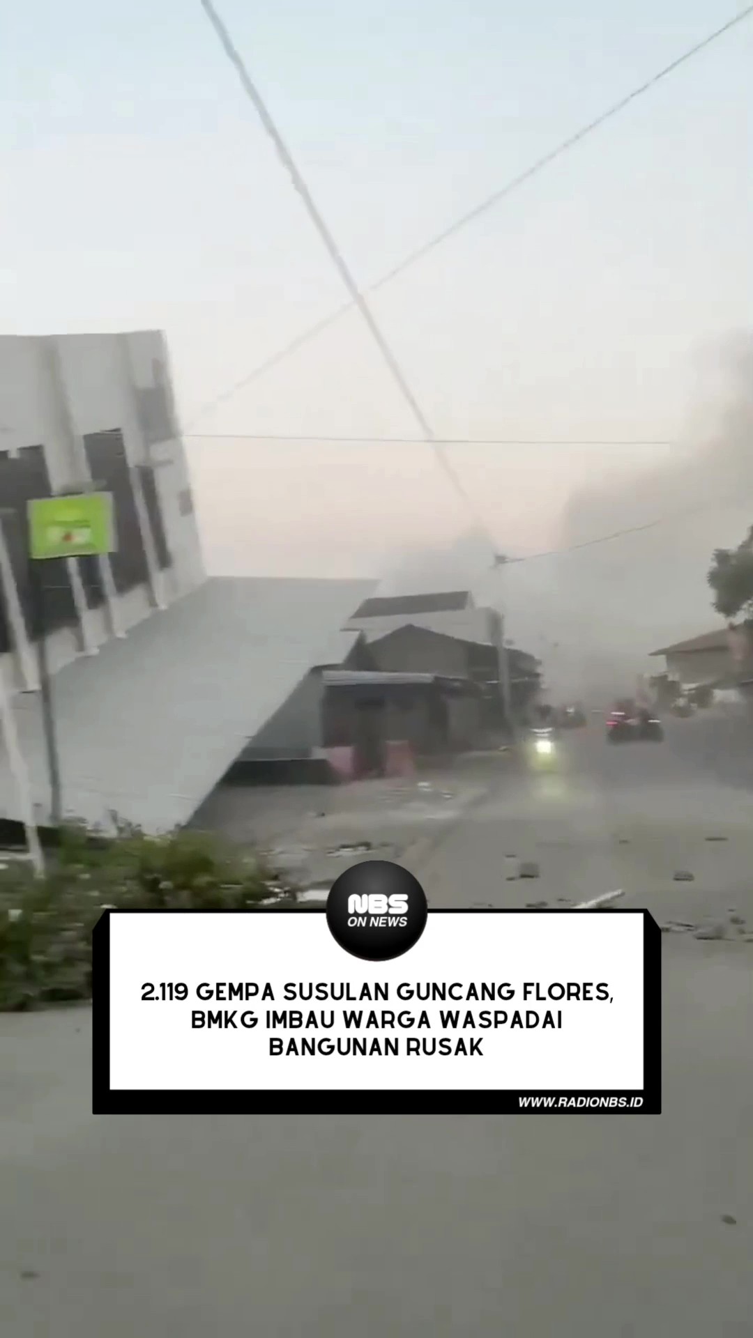 Aktivitas gempa susulan masih terjadi di wilayah Flores, Nusa Tenggara Timur (NTT)