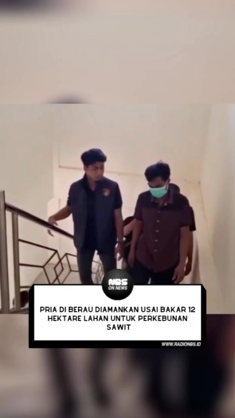 Polres Berau mengamankan seorang pria berinisial BS yang diduga melakukan pembakaran lahan seluas 12 hektare di wilayah Tanjung Batu